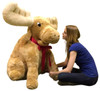 American Made Giant Stuffed Moose Soft Huge Stuffed Animal 45 Inches