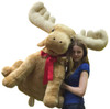 American Made Giant Stuffed Moose Soft Huge Stuffed Animal 45 Inches