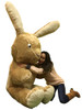 American Made Giant Stuffed Bunny 84 Inches Soft Brown 7 Foot Huge Plush Rabbit
