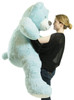American Made Giant Blue 5 Foot Teddy Bear Soft 60 Inches 5 Feet Tall