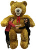 American Made Giant 9 Foot Teddy Bear Soft 108 Inches Golden Brown Long Fur Made in USA