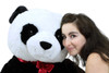 Life Size Stuffed Panda, Soft Big Plush Bear, 3 Feet Tall and 3 Feet Wide 