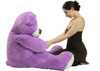 5 Foot Super Soft Purple Teddy Bear Big Plush 60 Inch Large Stuffed Animal Made in USA