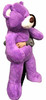 5 Foot Super Soft Purple Teddy Bear Big Plush 60 Inch Large Stuffed Animal Made in USA