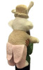 American Made Giant Stuffed Bunny Rabbit Wearing Tuxedo 4 Feet Tall Pink Pants Big Plush Rabbit