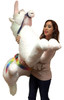 American Made Pink Giant Stuffed Unicorn Soft 4 Feet Wide, 3 Feet Tall