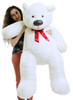 5ft white teddy bear