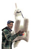 American Made White Giant Stuffed Unicorn Soft 4 Feet Wide, 3 Feet Tall
