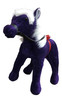 American Made Giant Stuffed Horse 3-feet tall 3-feet wide Dark Purple color MADE IN USA