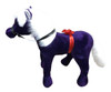 American Made Giant Stuffed Horse 3-feet tall 3-feet wide Dark Purple color MADE IN USA