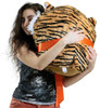 Big Plush Tiger Smush Ball Soft 24 Inches Soft Stuffed Animal Plushie