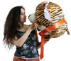 Big Plush Tiger Smush Ball Soft 24 Inches Soft Stuffed Animal Plushie