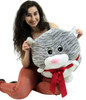 Big Plush Cat Smush Ball Soft 24 Inches Soft Stuffed Animal Plushie
