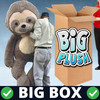  Giant Stuffed Sloth 7 Feet Tall 84 Inches Soft 213 cm Big Plush Huge Stuffed Animal Gray Color