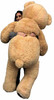 Big Plush Giant 6 Foot Teddy Bear Six Feet Tall 72 inches 183 cm Tan Color Soft Smiling Big Teddybear 6 Foot Bear Ultra Premium Quality