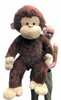 Big Plush® Giant Stuffed Monkey 4 Feet Tall Soft Brown Large Plush Animal 48 Inches New