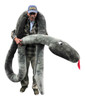 American Made Giant Stuffed Snake 18 Feet Long Soft Gray Big Plush Serpent