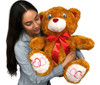 Big Plush® 2 Foot Teddy Bear 24 Inches Soft Brown with Red Nose