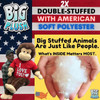 I Love You Giant Stuffed Monkey 4 Feet Tall Soft Brown Large Plush Ape wears T-Shirt 48 Inches New - Big Plush® 