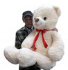 Giant White Teddy Bear Soft -  Premium Quality Big 54 inches  Huge Stuffed Animal