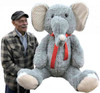 50 inches tall big stuffed elephant