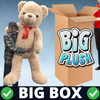 Huge Smiling 6 Foot Teddy Bear 72 Inches Beige Soft Oversized Stuffed Animal Weighs 25 Pounds