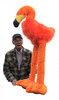 Giant Stuffed Flamingo 4 Feet Tall Big Plush Huge Tropical Bird Plushie 48 inches Made in the USA