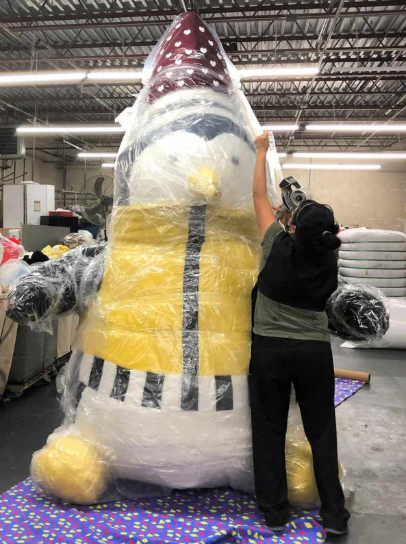 American Manufacturer and Brand Big Plush Makes 11 Feet Tall Stuffed Animals for Businesses