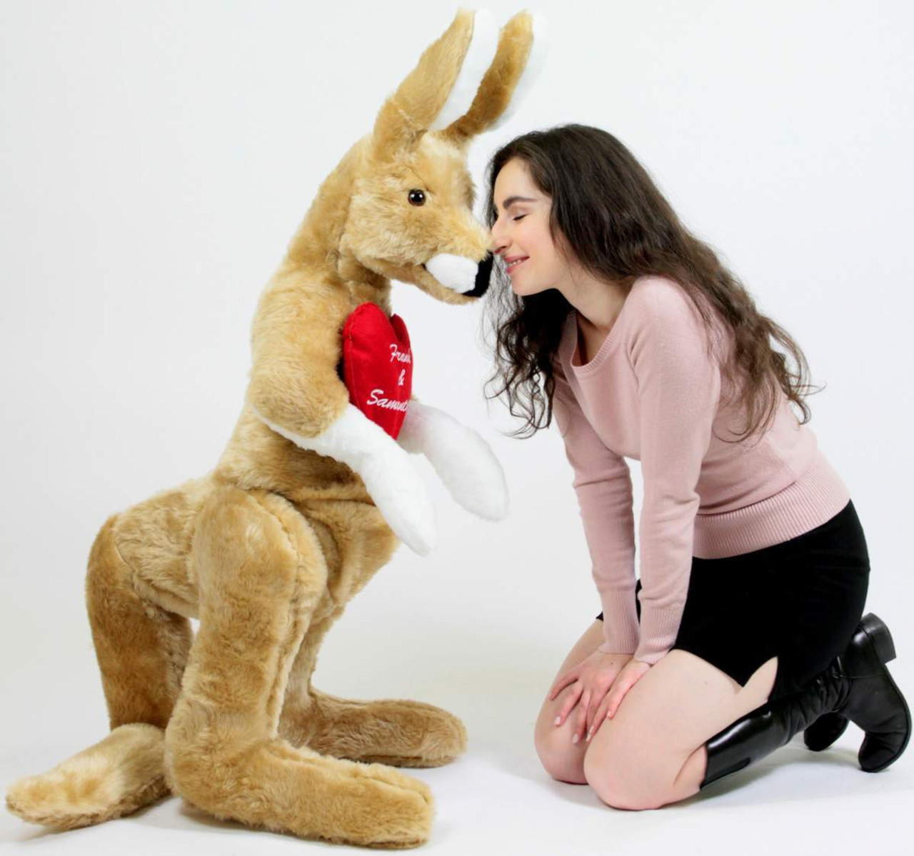 large stuffed kangaroo