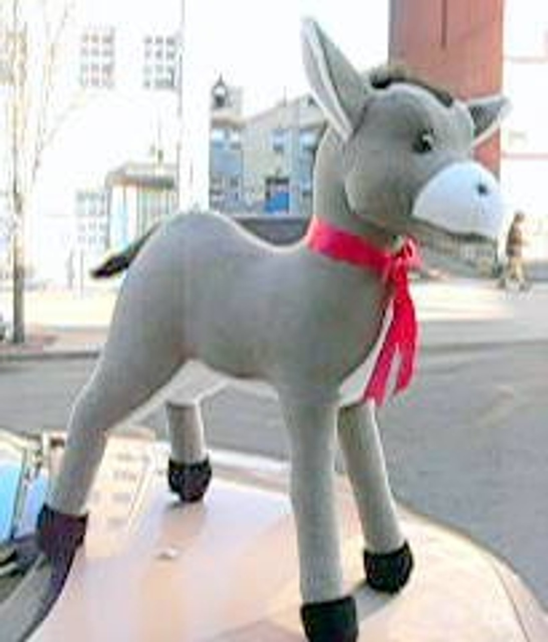 giant stuffed donkey