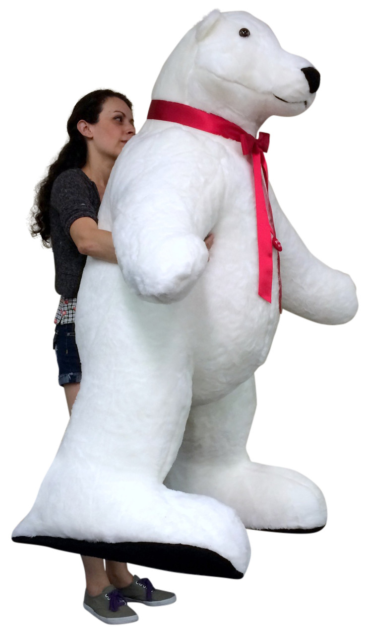 giant polar bear teddy
