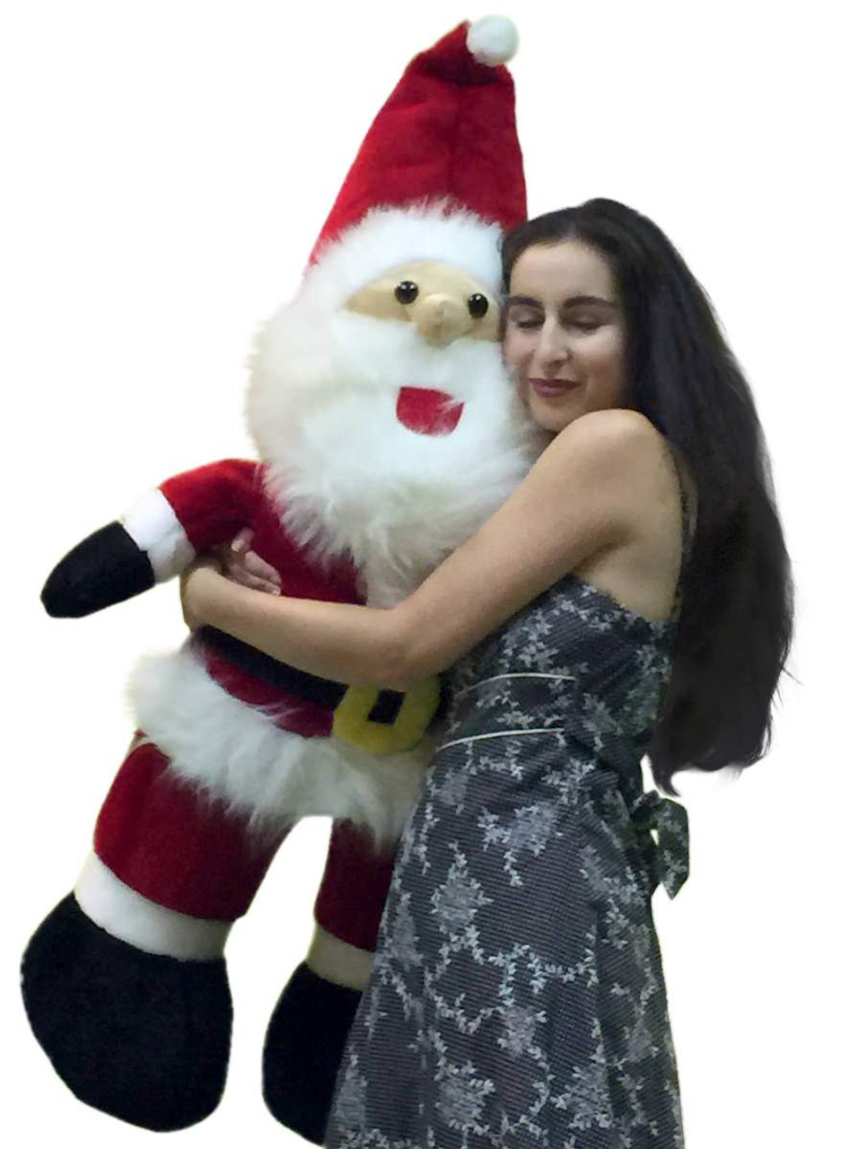 big stuffed santa claus