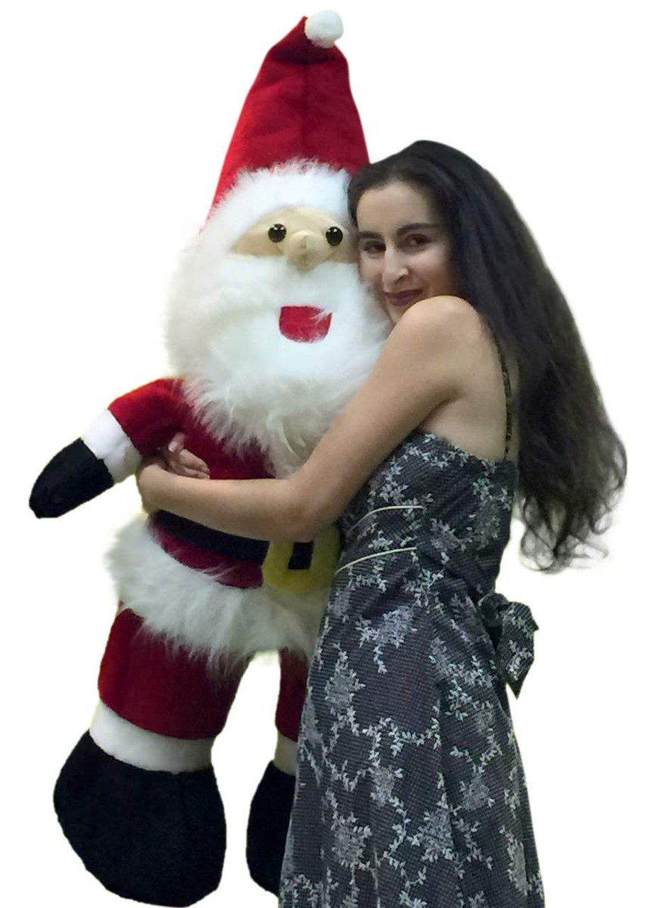 big stuffed santa claus