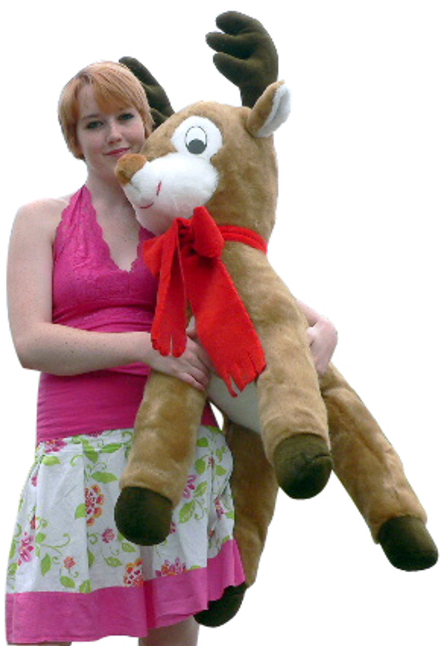 life size moose stuffed animal