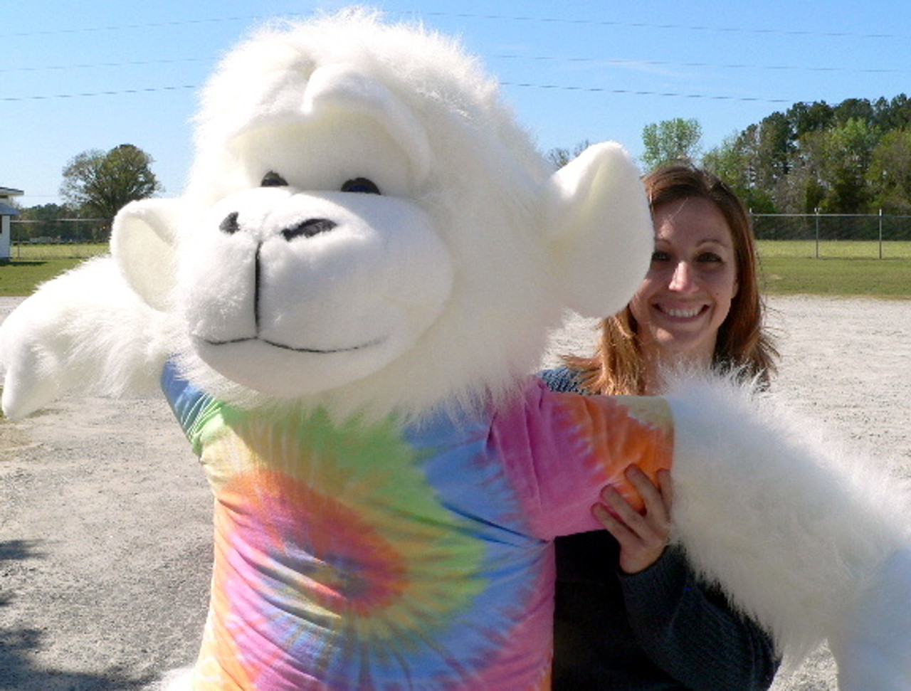 giant tie dye sloth