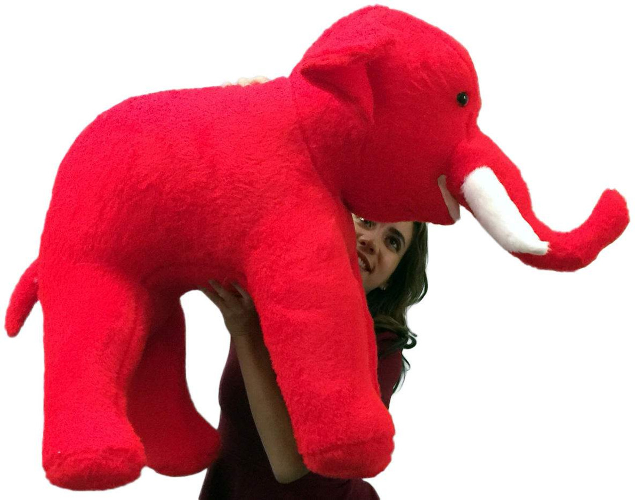 large stuffed elephant