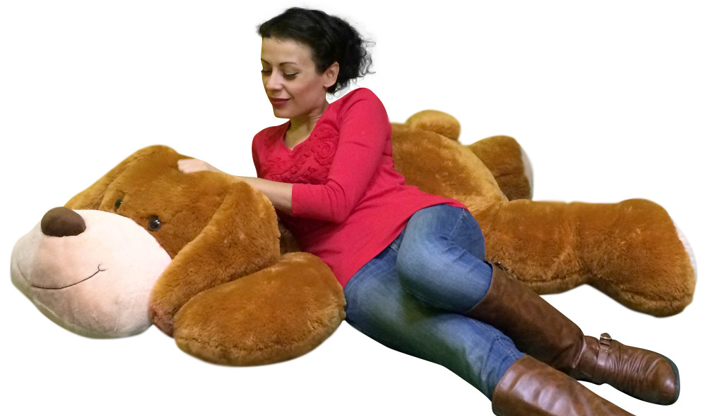 PLUSH PUPPY特大ぬいぐるみ American Made Giant Stuffed 5 Foot Dog 60 Inch Soft Large Plush