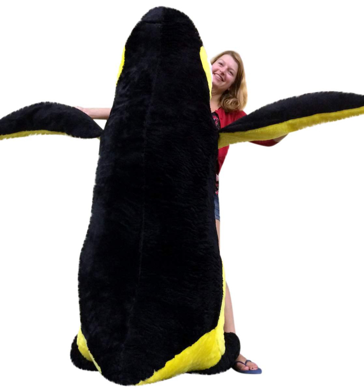 Big Plush Brand American Made Giant Stuffed 5 Foot Emperor Penguin Huge  Plushie Animal Made in the USA - Big Plush Personalized Giant Teddy Bears  Custom Stuffed Animals