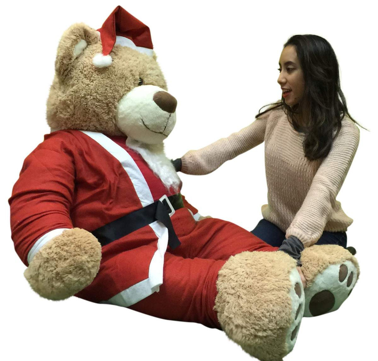 big stuffed santa claus