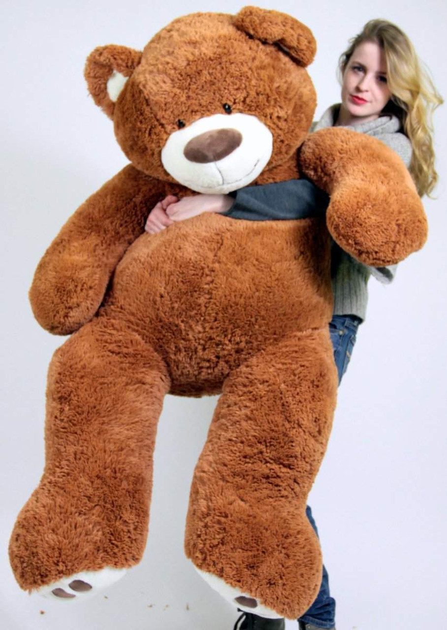 brown teddy bear 5 feet