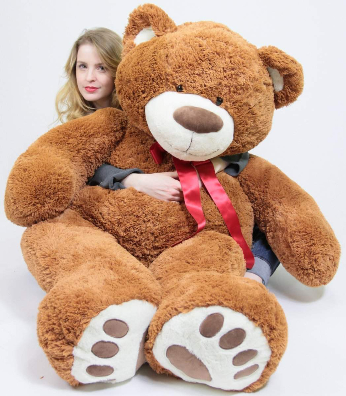 big stuffed animal bear