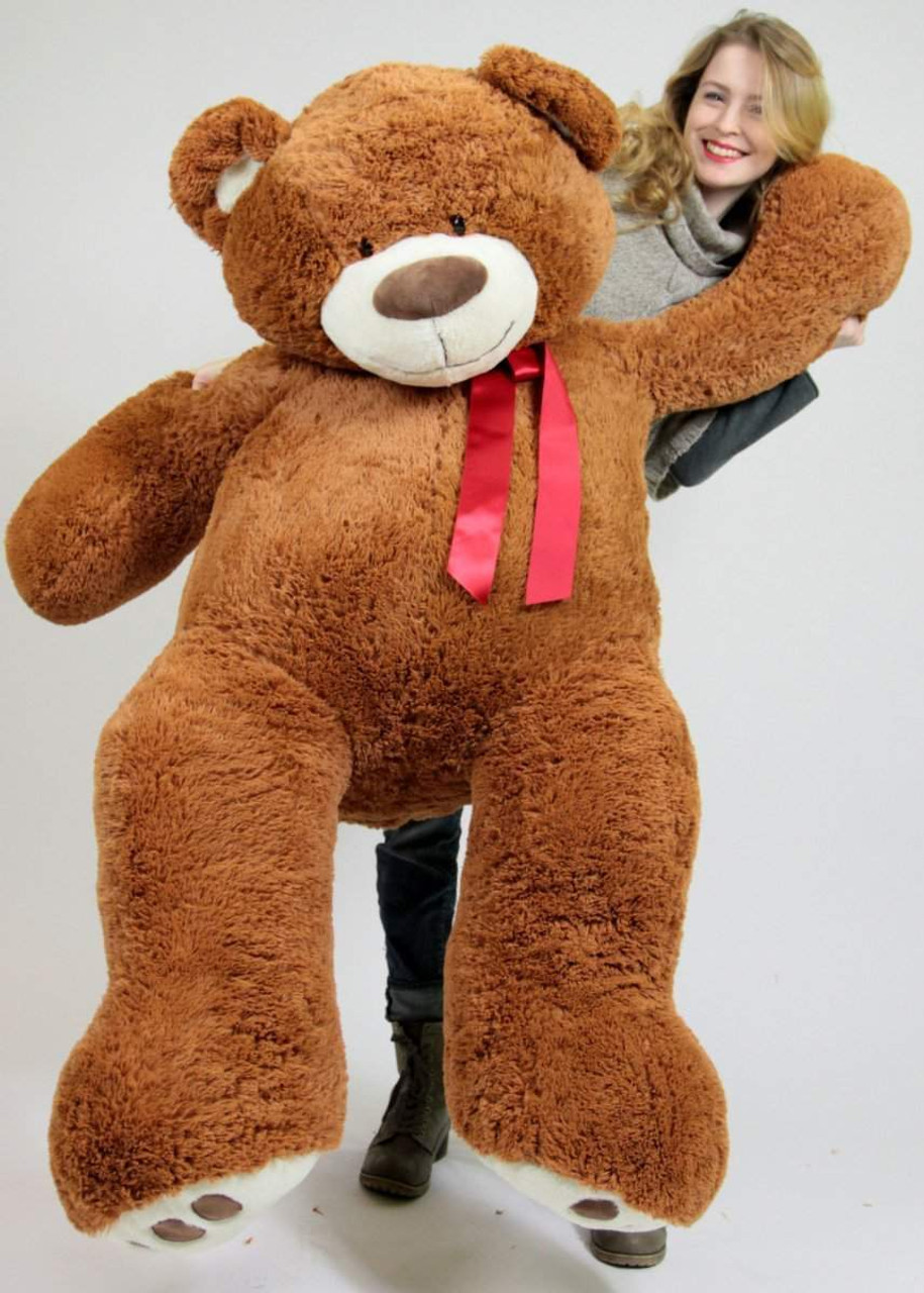 brown teddy bear 5 feet