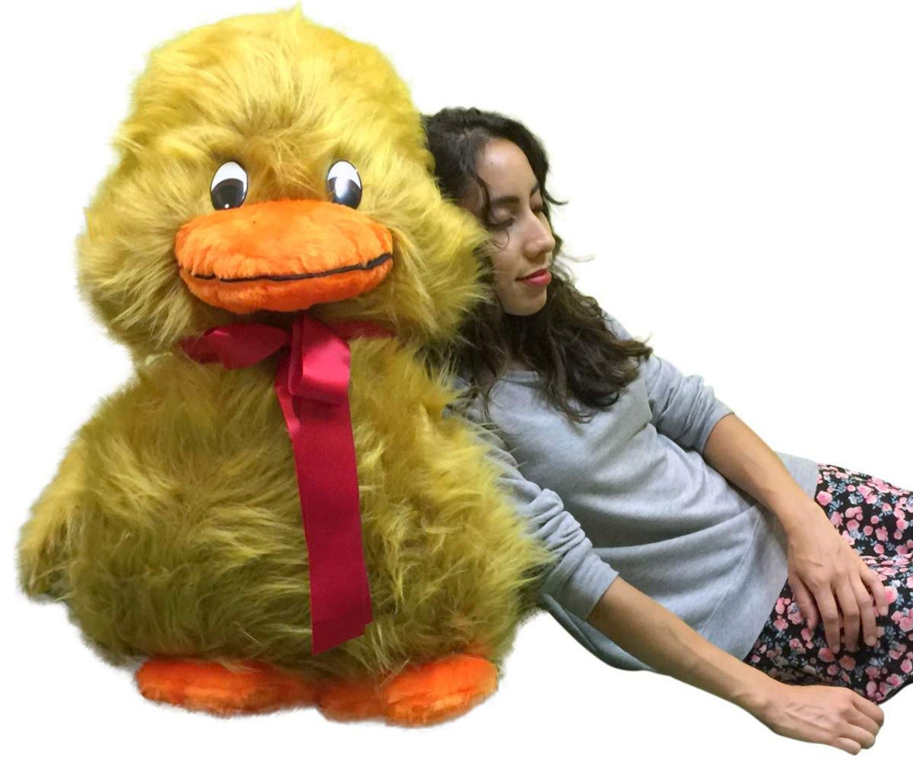 big stuffed duck