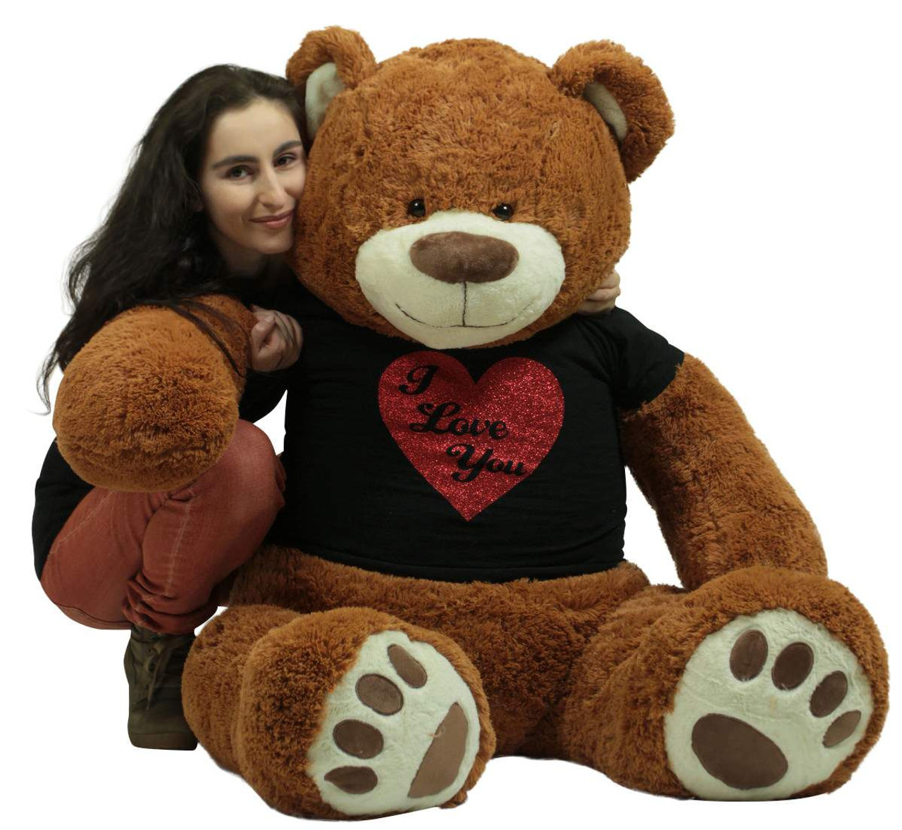 Oversized valentines day teddy shop bears