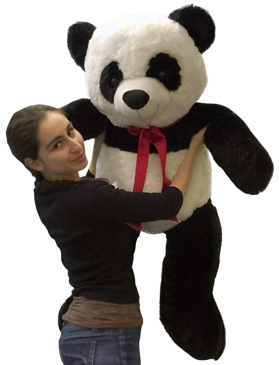 big plush 4 foot teddy bear extra soft 48 inch honey