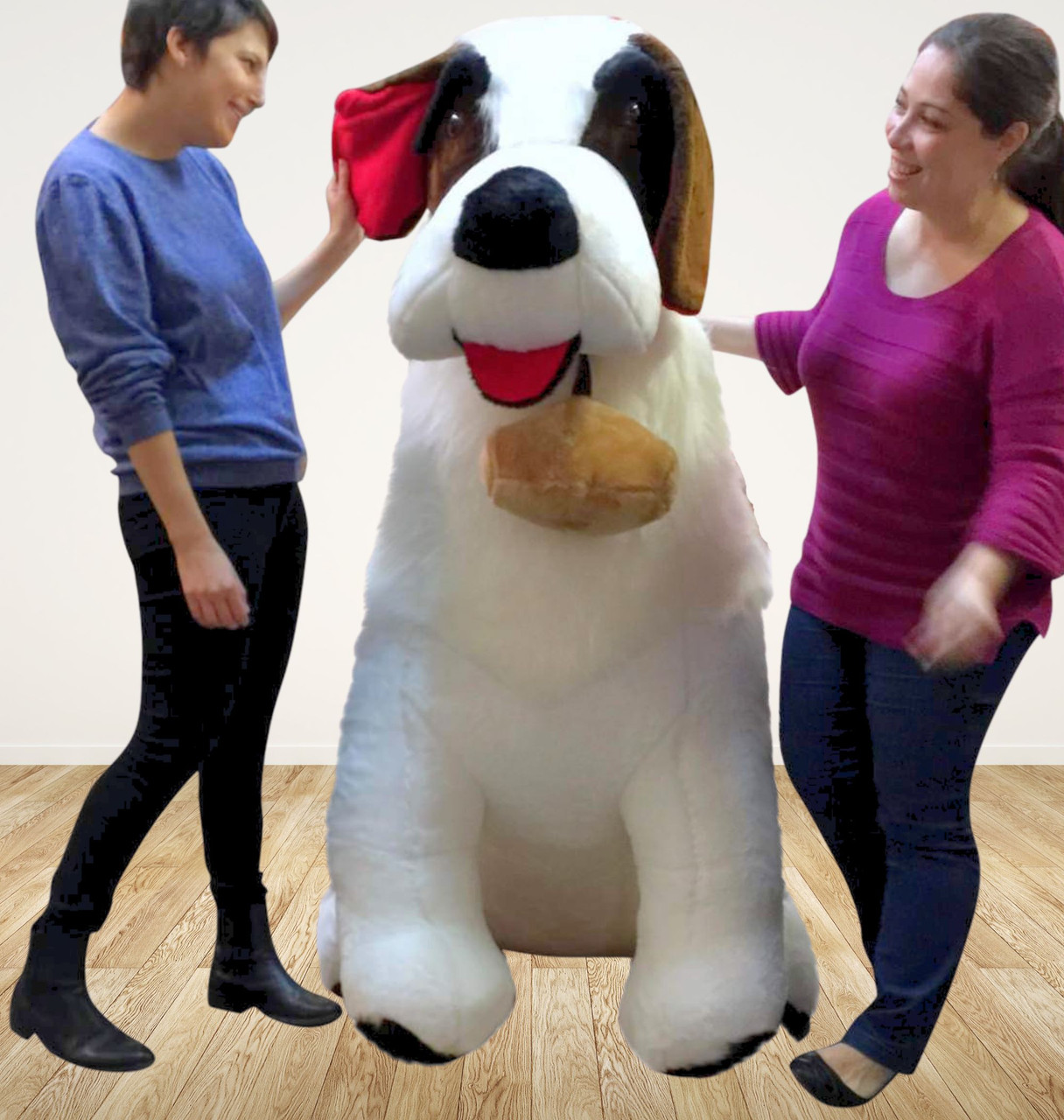 st bernard stuffed dog