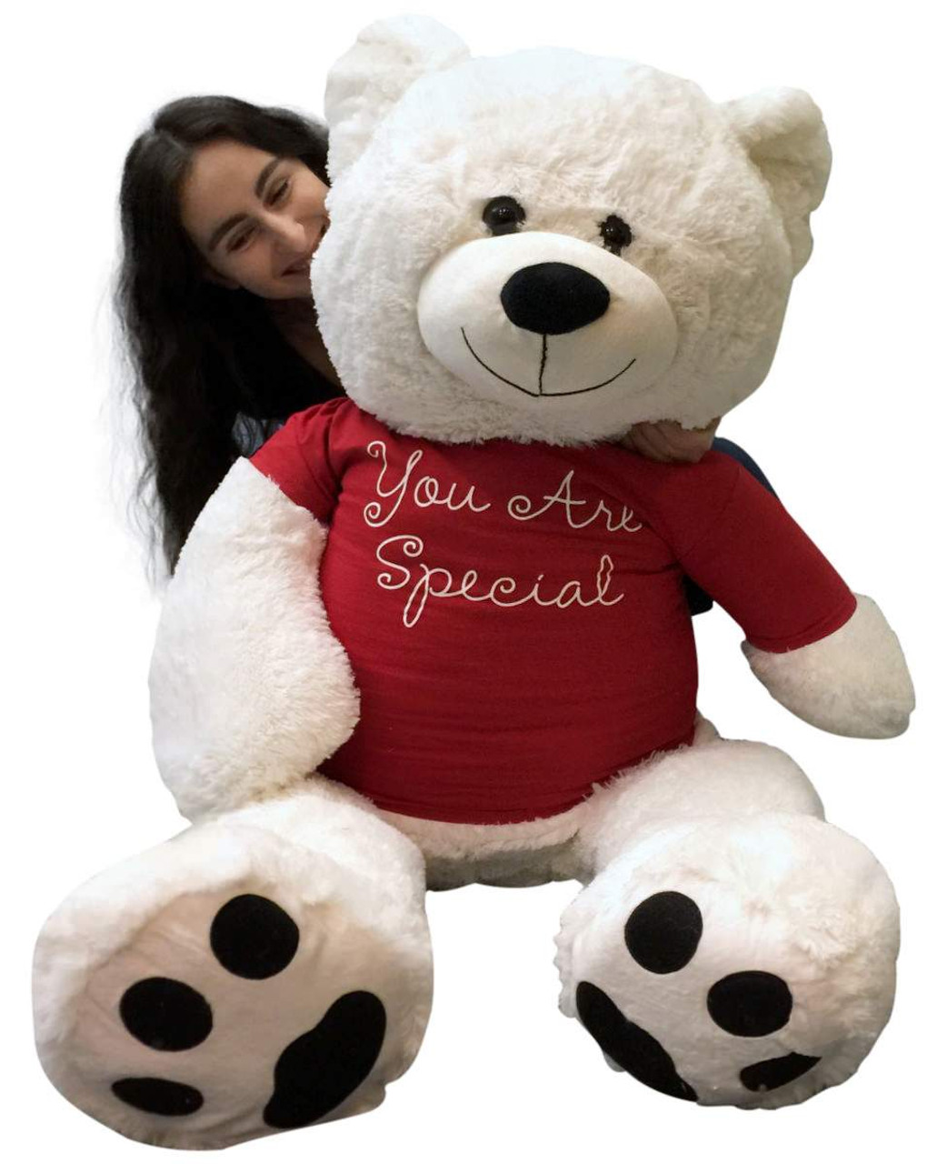 white teddy bear valentines day