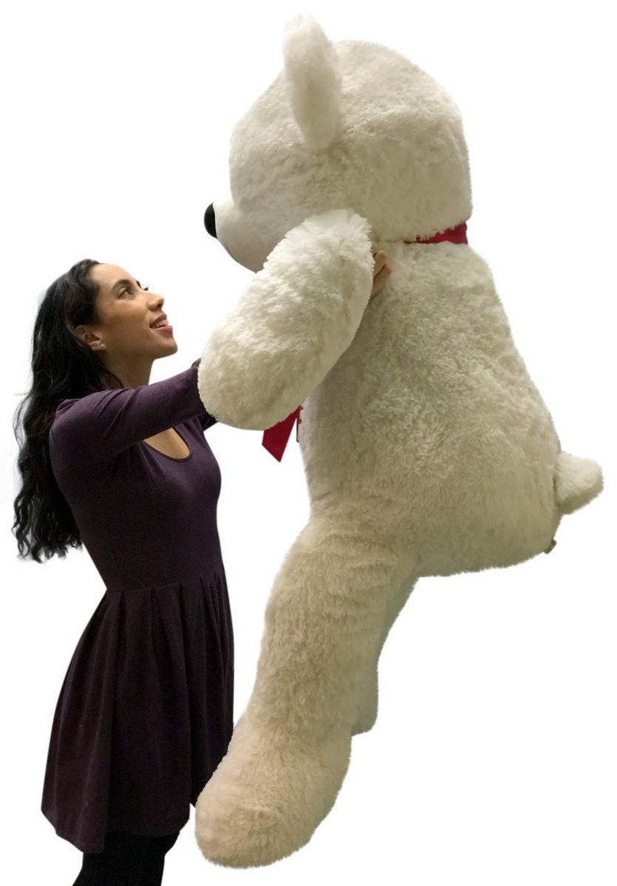 Giant Teddy Bear 5 Feet Ultra Premium Big Teddy Bear - 63 Inches Soft Fluffy Huge Teddy Bear Stuffed Animal Large Teddy Bear - Cute Valentines Day