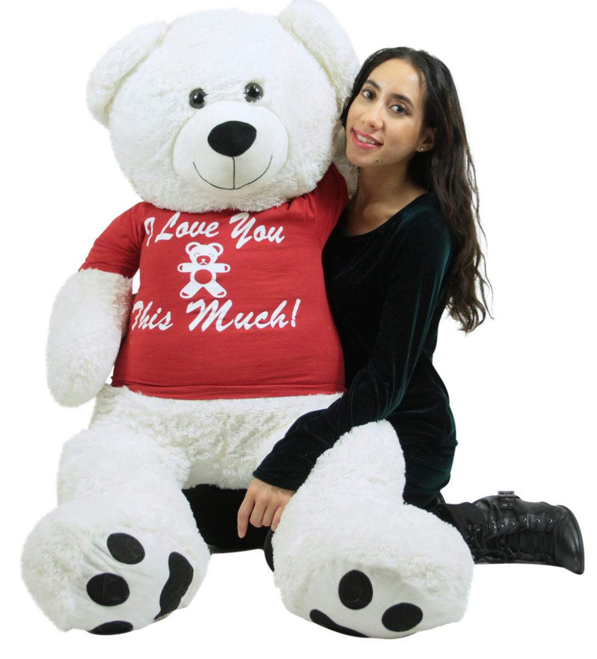 huge valentines day teddy bear