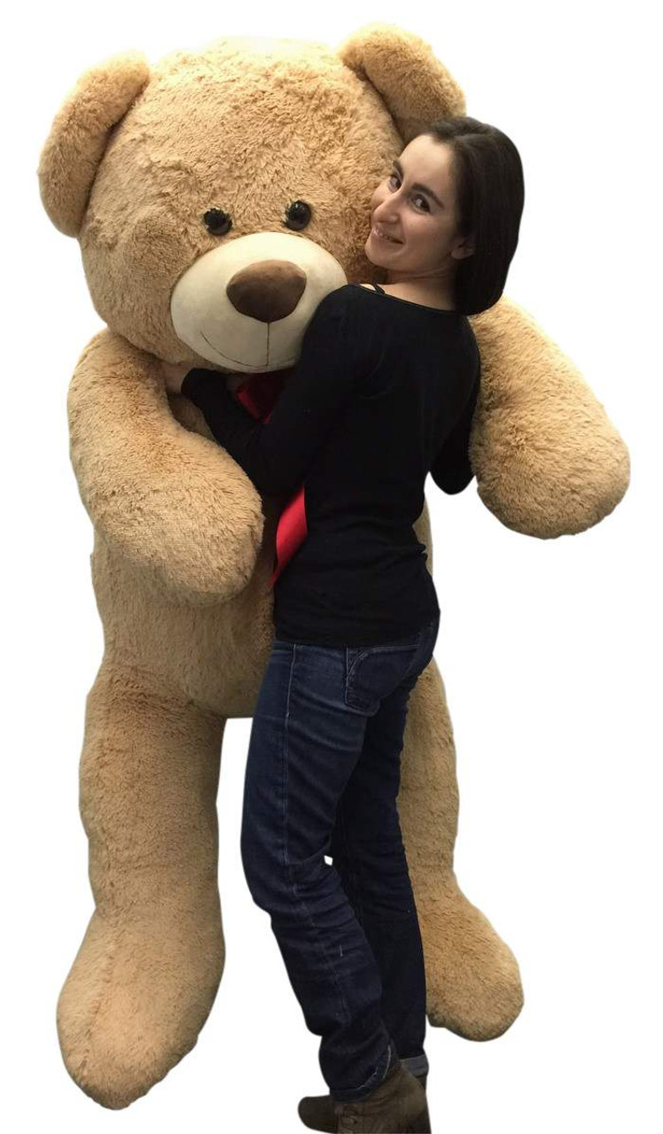 Big Plush Giant 6 Foot Teddy Bear Six Feet Tall 72 inches 183 cm